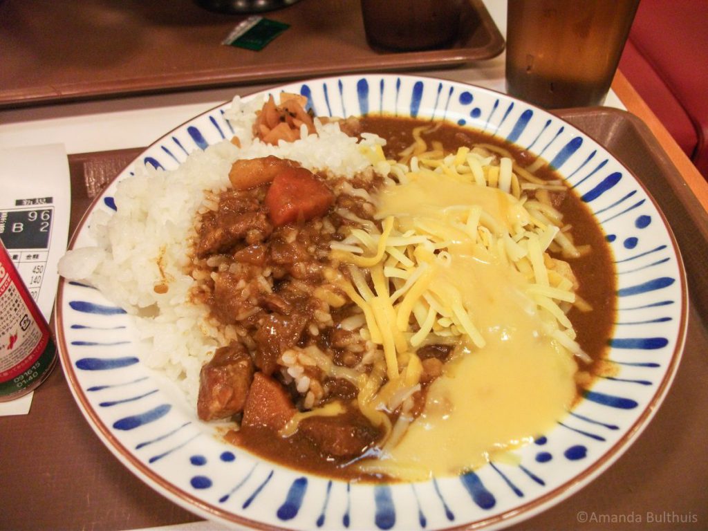 Japanse curry met kaas