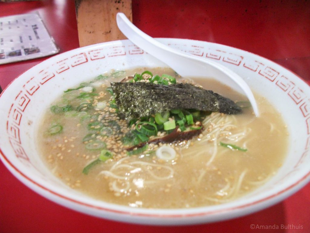 Ramen in yatai fukuoka