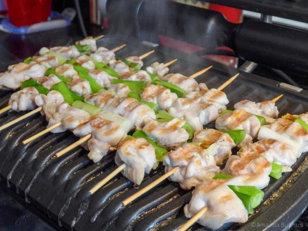 Yakitori grillen