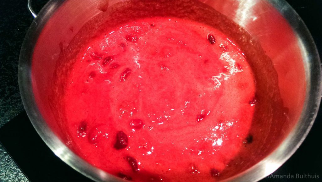 Deense rode vruchten pudding