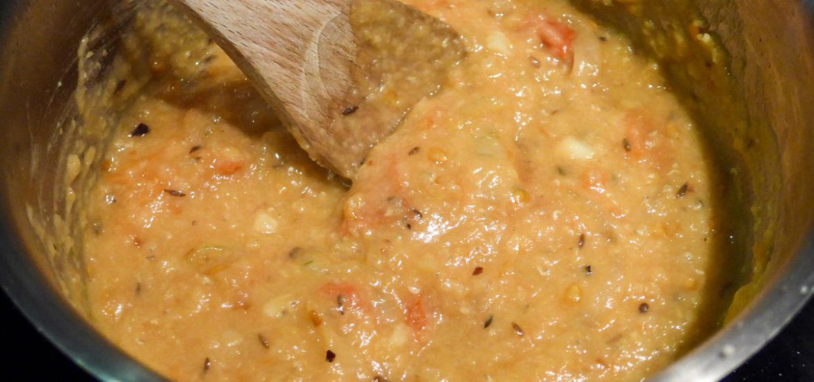 Indiase Dahl met rode linzen