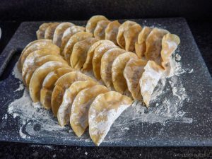 Zelfgemaakte dumplings