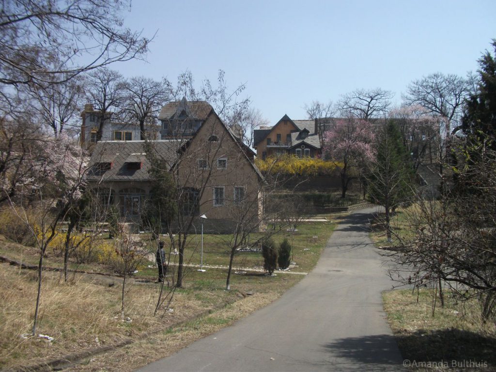 Europese huizen in Pyongyang Filmstudios