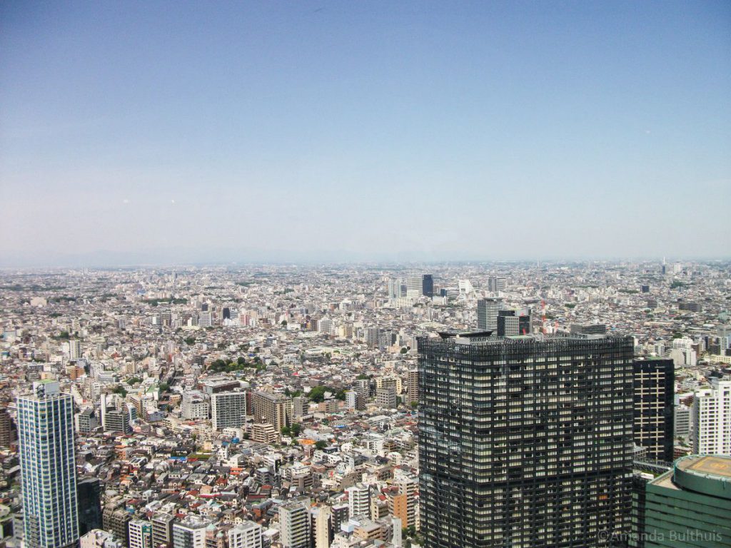 Uitzicht over Tokio