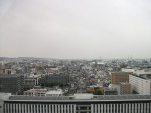 Uitzicht vanaf Kyoto Station