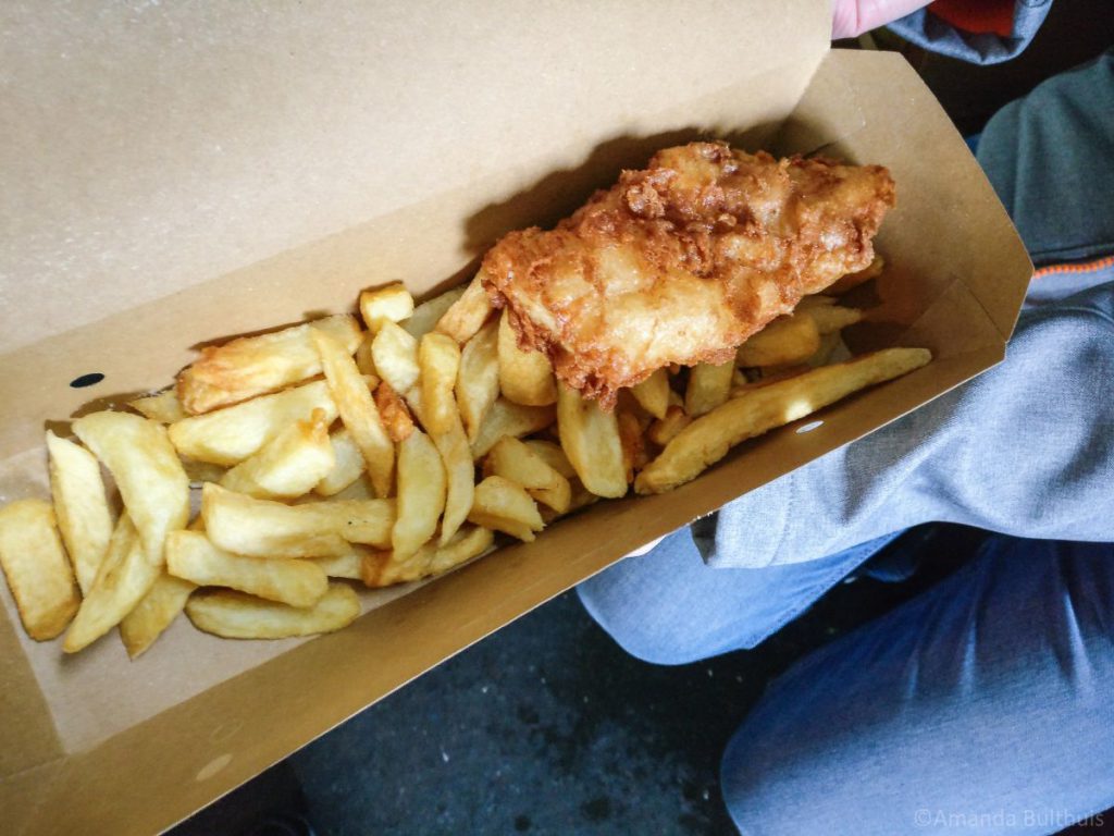 Fish and Chips, Borough's Market, Londen