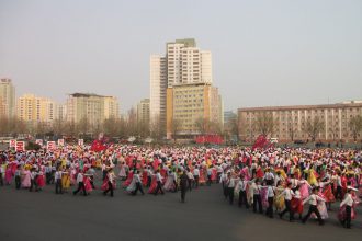 Mass Dances in Pyongyang