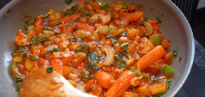 Chicken Tonight zoetzuur (vegetarisch)