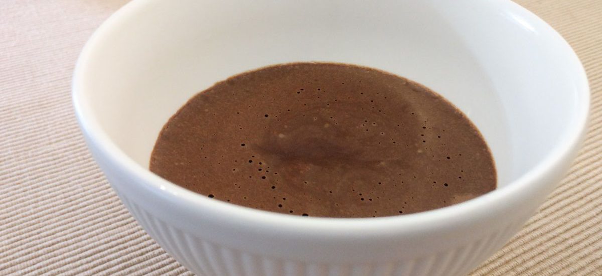 Chocolademousse zonder room en in