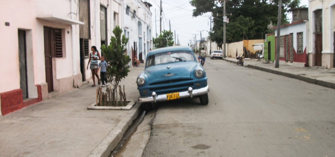 Oude auto in Cuba