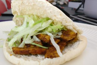 Broodje vegetarische shoarma