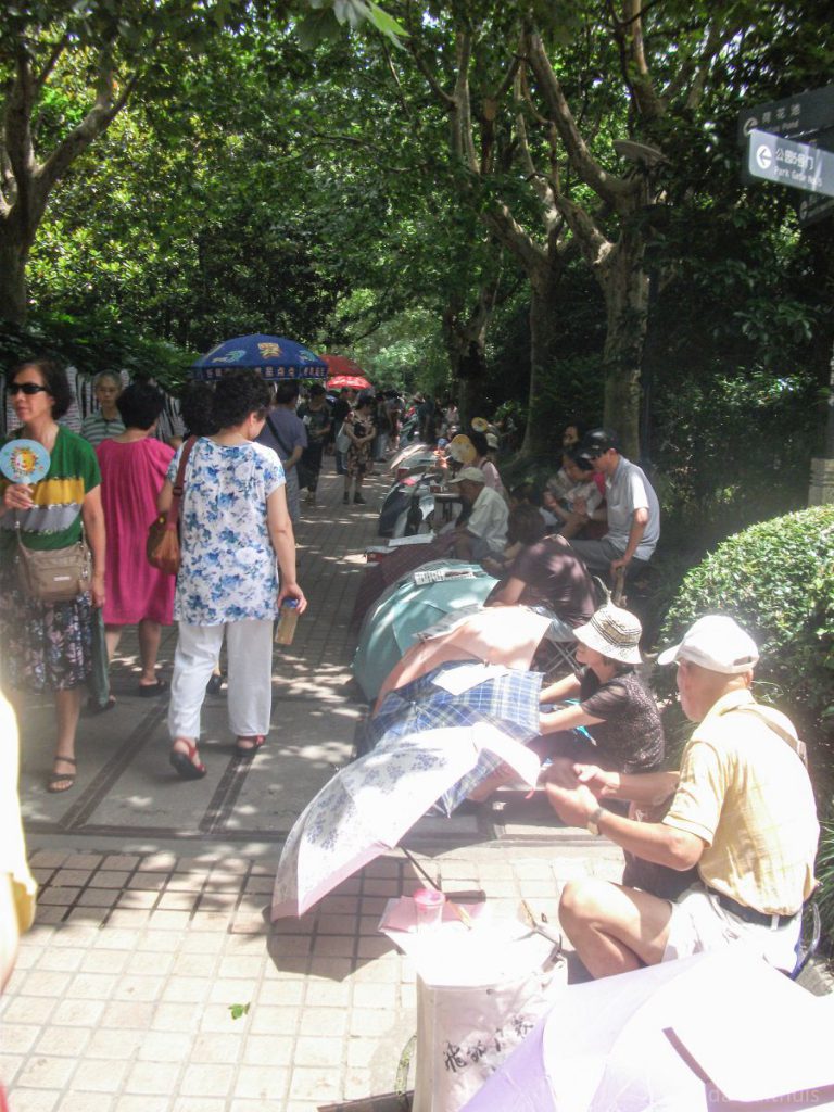 Huwelijksmarkt People's Parc Shanghai