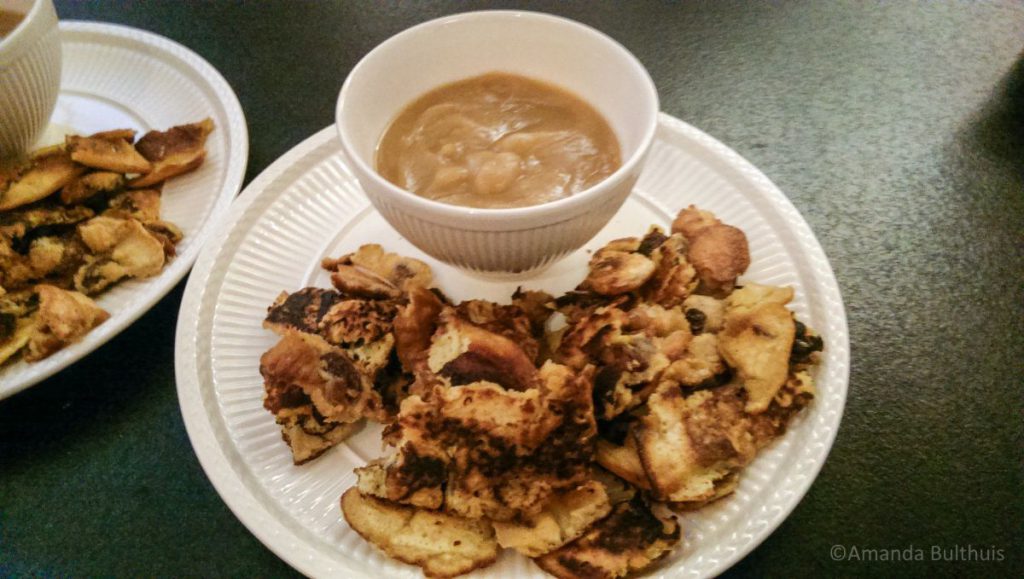 Kaiserschmarrn met appelmoes