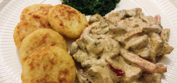 Stroganoff champignons
