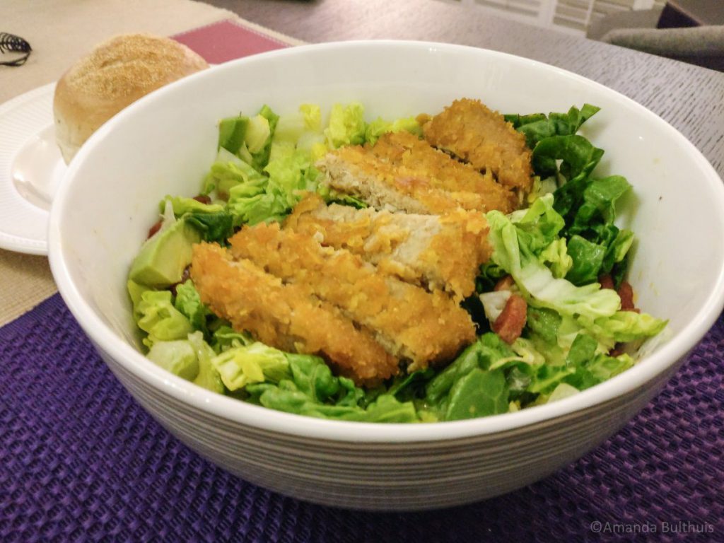 Vegan caesar salad