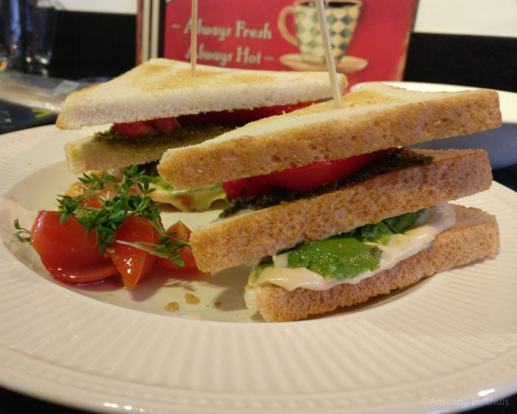 Vegetarische clubsandwich