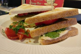 Vegetarische clubsandwich