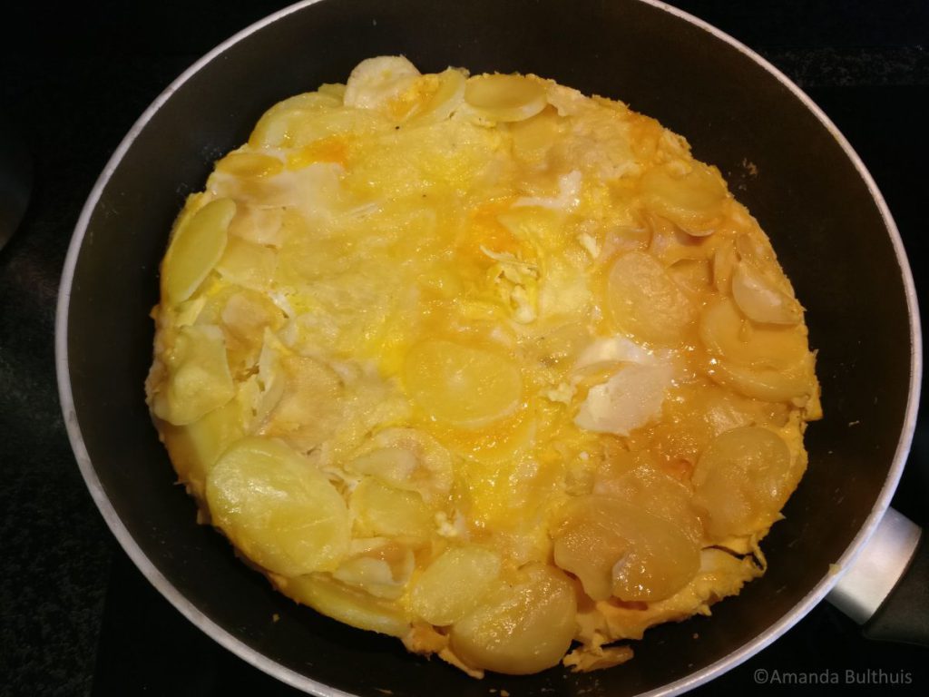 Aardappel zuurkool tortilla