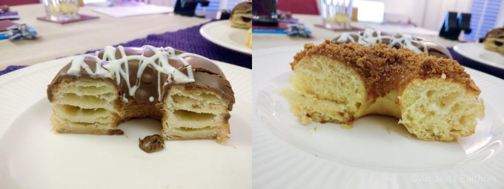 Croissant donut en speculoos donut