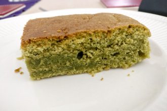 Japanse matcha cake