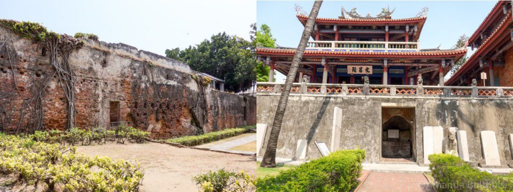 Fort Zeelandia en Fort Provincia Tainan, Taiwan