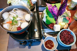 Vegetarische hotpot Tainan, Taiwan
