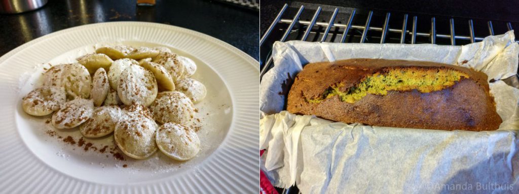 Poffertjes-matcha-cake