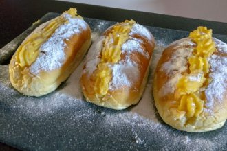 Lactosevrije puddingbroodjes