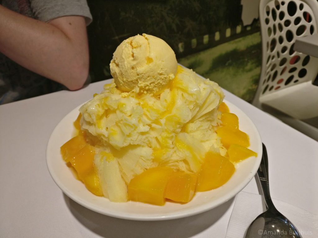 Mango shaved ice, Taipei