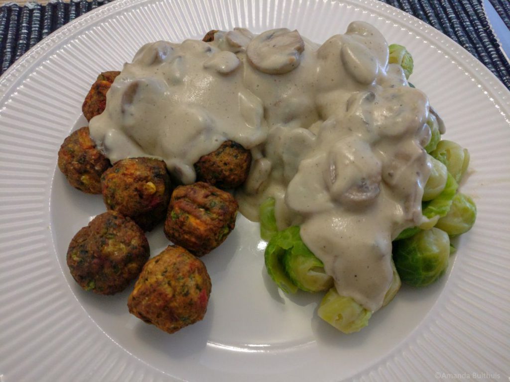 Vegan champignonroomsaus