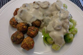 Vegan champignonroomsaus