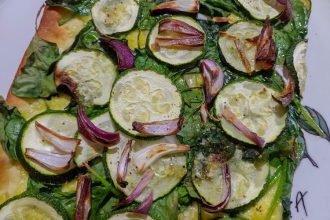 Vegan pizza bianca