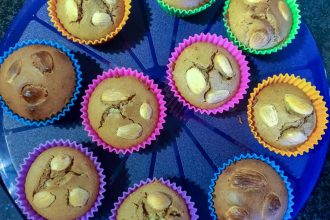 Gevulde speculaas muffins