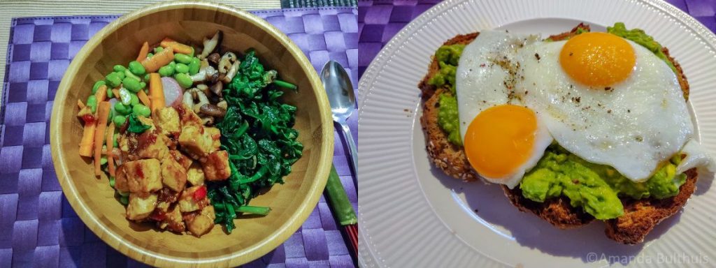 Bibimbap en avocado toast