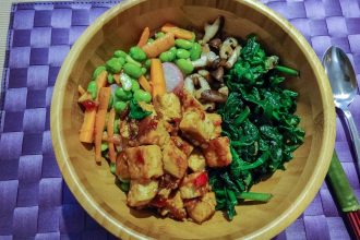 Vegan bibimbap