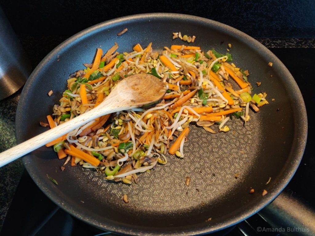 Vulling voor vegetarische loempia's