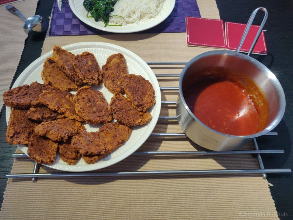 Vegetarische babi pangang van seitan