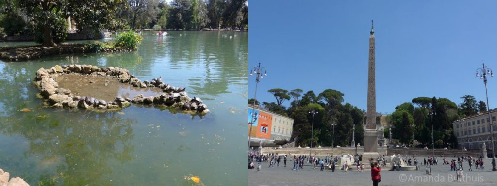 Villa Borghese en Piazza del Popolo