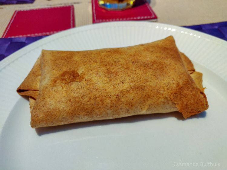 Chimichanga uit de oven