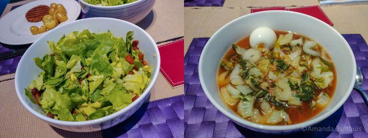 Salade en ramen