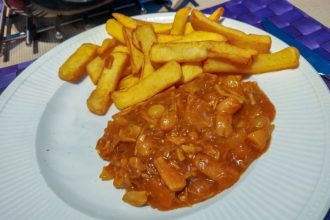 Vegan stoofvlees met Jack fruit
