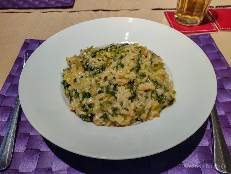 Risotto met andijvie