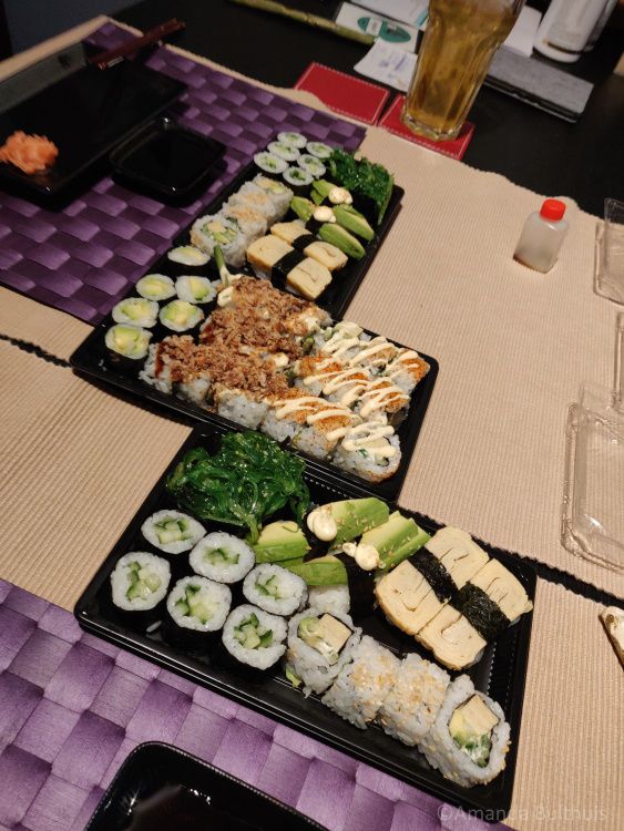 Veggie Sushi Valentijnsdag