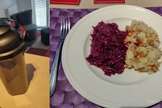 Eten na getrokken kiezen