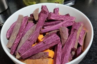 Groentefrietjes uit de Airfryer