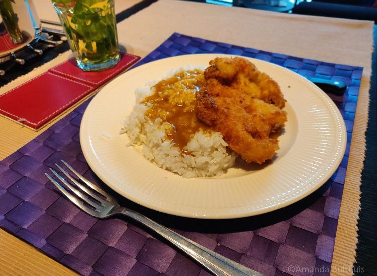 Bloemkool katsu met vegan eivervanger voor paneren