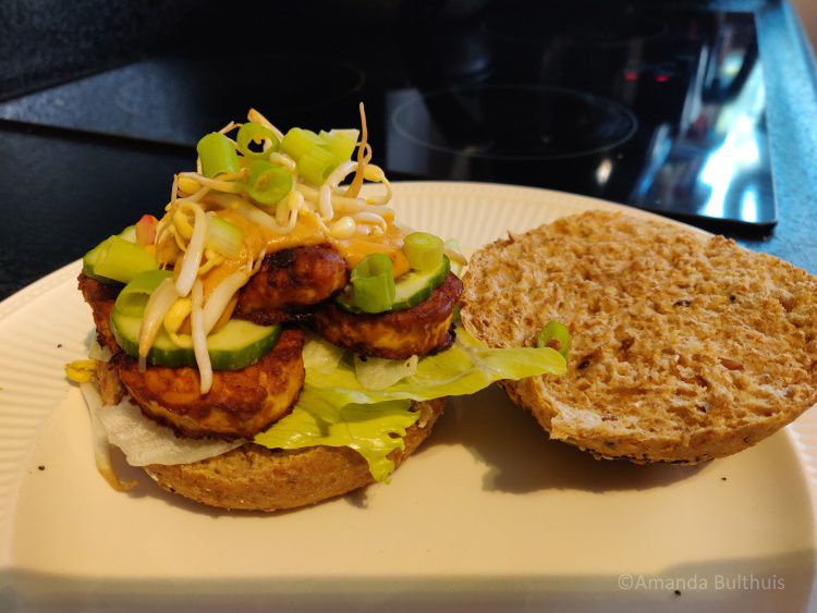 Tempeh burger