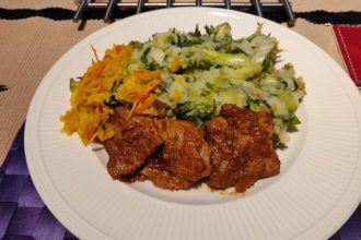 Andijviestamp met vegan stooflapjes