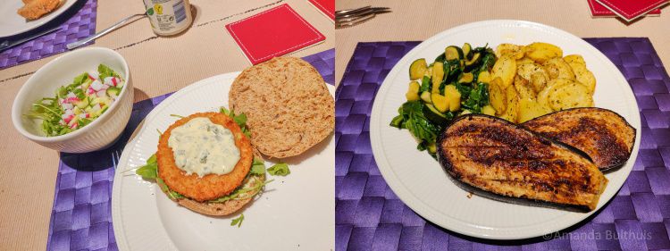 Vegan kipburger en restjesgerecht - Week 46 - 2020