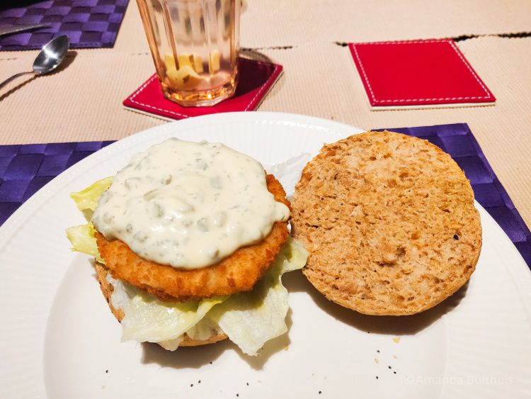 Vegan kipburger